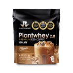 Plantwhey 2.0 Iced Coffee Caramel Gezoet Voorkant