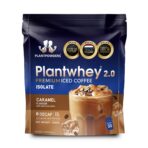Plantwhey 2.0 Iced Coffee Caramel Decaf Zoetstof Stevia Sample